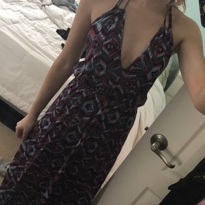 Halter maxi dress